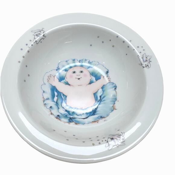 Cabbage Patch 1983 Royal Worcester 1st Edition Porcelain Plate/Bowl/Mug Set-NEW! - Picture 2 of 11